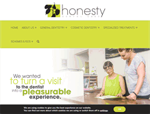 Tablet Screenshot of honestydentalcare.co.uk